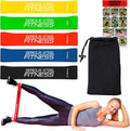 Serious Steel Fitness Mini Resistance Loop Bands | Rehab and Prehab Stretch Bands | 12" Exercise Workout Bands (Sets of 5 Pack and Sets of 10 Pack