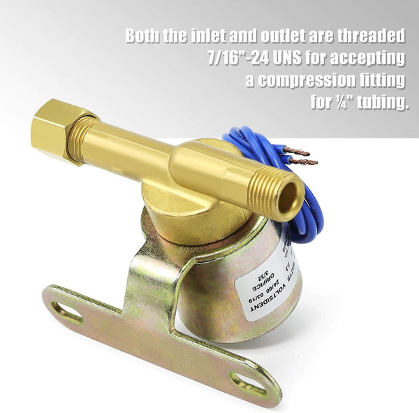 Humidifier Water Solenoid Valve 4040, Exact for Aprilaire Valve 400 500 600 700 220 224 Part#B2015-S85,B2017-S85 | 24 Volts | 2.3 Watts | 60