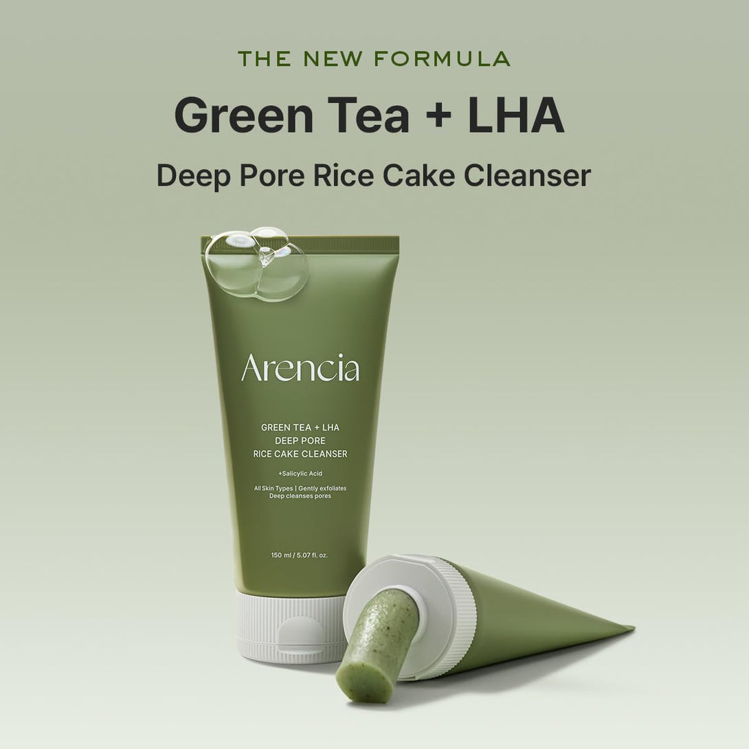 Salicylic Acid, Green Tea + LHA Deep Pore Rice Cake Cleanser, 5.07 Fl Oz
