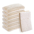 Loofah Dish Sponges Kitchen,Organic Natural Sponges for Dishes,Non Scratch Eco Friendly Biodegradable for Cleaning,6Pcs