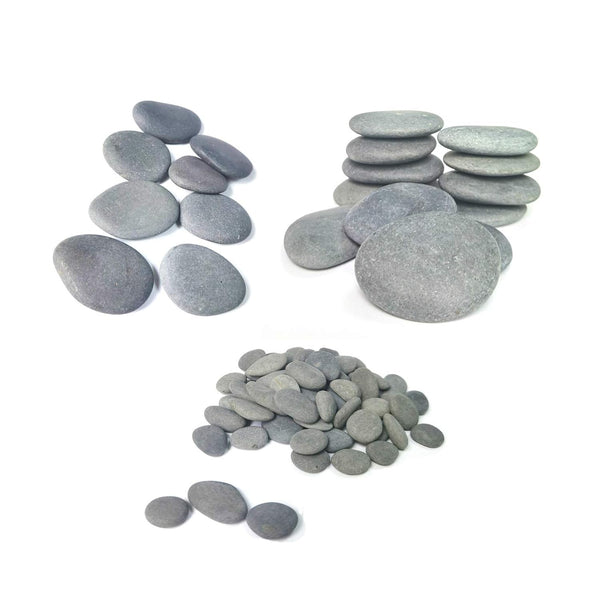 lifetop 120PCS Painting Rocks, DIY Rocks Flat & Smooth Kindness Rocks for Arts, Crafts, Decoration, Medium/Small/Tiny Rocks for Painting,Hand