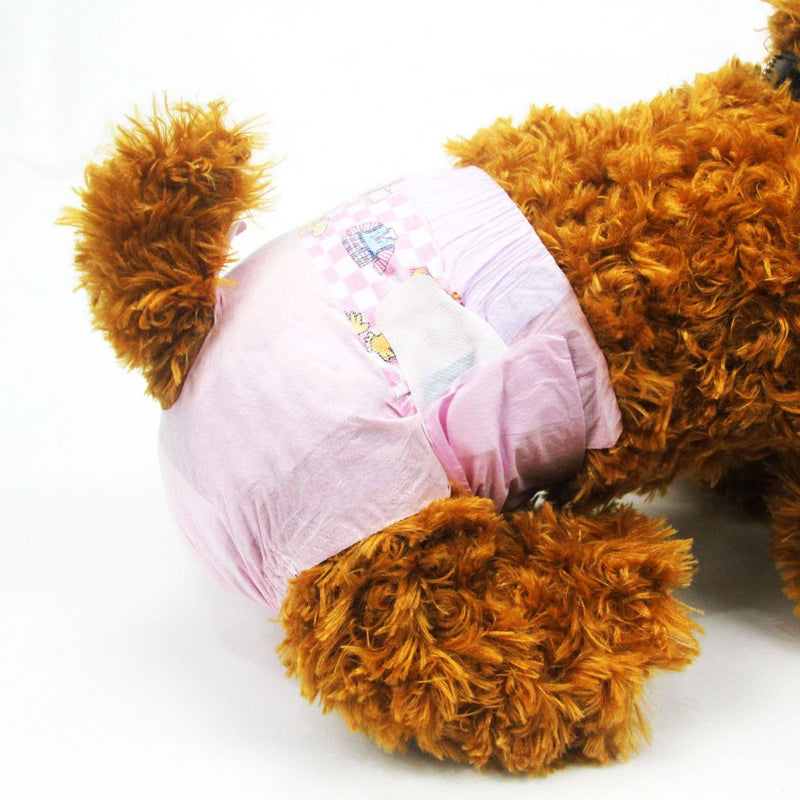 Dono Disposable Pet Diapers for Female Dogs Super Absorbent Soft Heating and Pee Puppy Diapers Female Liners, Including 20pcs XXS Diapers for Dogs