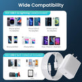 iPhone Charger Fast Charging【MFi Certified】 2Pack 20W PD USB C Wall Charger 6&10FT Cable Fasting Charging Adapter Compatible with iPhone 14Pro/13