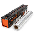 ChicWrap BBQ Tools Refillable Foil Dispenser - One 12"x 30' Roll of Professional Grade Aluminum Foil - Reusable Dispenser w/Slide Cutter - Kosher