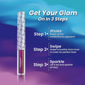 CHARMACY Multichrome Eyeliner Liquid Liner, Glitter liquid eyeliner waterproof, Metallic Intense Color Shifting Colorful Eyeliner, Long wearing,