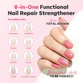 Modelones Nail Strengthener and Growth, Pink Purple Nail Polish Repair A A1 Pink Purple