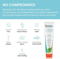 Himalaya Botanique Whitening Complete Care Toothpaste, Teeth Whitening, Fights Plaque, Fluoride Free Toothpaste, No Artificial Flavors, SLS Free,