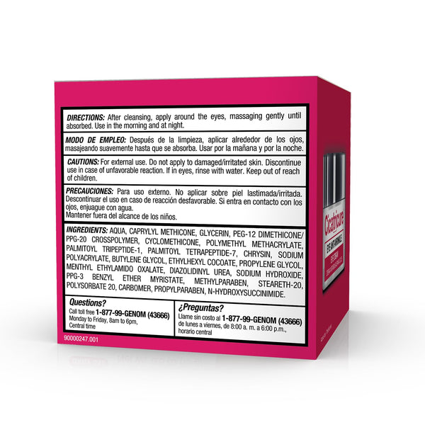 Cicatricure Anti-Wrinkle Eye Cream | Blurs Fine Lines | 0.5 oz | Cooling cream-gel, formulated with peptide complex, reduces under-eye bags & fine
