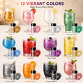 Edible Glitter for Drinks and Cakes, 12 Colors x 5g Food Grade Shimmer Luster Dust Edible Set, Food Glitter for Drinks Cookies Chocolate 12colors