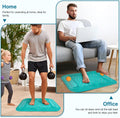 Atsuwell Acupressure Foot Massage Mat, 5-Zone Reflexology Mat with Dual Massage Ball Tracks, Portable Foot Pressure Point Pad for Stress Relief,