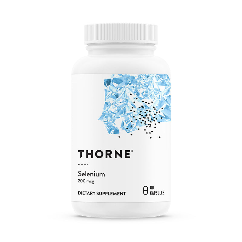THORNE Selenium, 200 mcg L-Selenomethionine Supplement, 60 Capsules 60 Count (Pack of 1)
