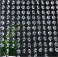 WAZHRMGHG 99FT Clear Acrylic Crystal Garland Strands Hanging Chandelier Bead Chain Ornament String Decorations for Manzanita Centerpiece Christmas