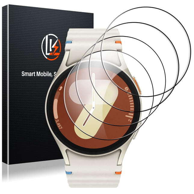 LK 4 Pack for Samsung Galaxy Watch 7 Screen Protector 40Mm, Perfectly Fit, Top 9H Tempered Glass for Galaxy Watch 6/5/4/