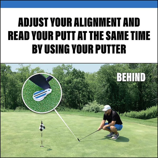 Putting Alignment Aid Tool - Golf Ball Marker - Rotate to Aim - Golf Gift Accessory for Men & Women Golfers - USGA Compliant 1