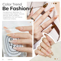 Modelones Gel Nail Polish Set- 6 Colors White Nude Brown Gel Polish Skin Tone Neutral Beige Tan Taupe Nail Polish Kit Popular All Seasons Soak off