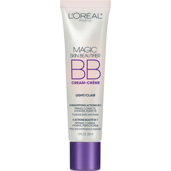 L'Oréal Paris Magic BB Cream, Hydrating Skin Beautifier & Color Changing Foundation, Light Coverage, Light, 1 fl oz. Light 1 Fl Oz (Pack of 1)