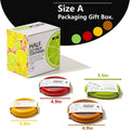 SOOPLEU Avocado Saver & Onion Storage, 4Pcs Silicone Fresh Produce Holder | Keep avocados fresh! 4Pcs silicone holder for tomato, lemons, garlic &