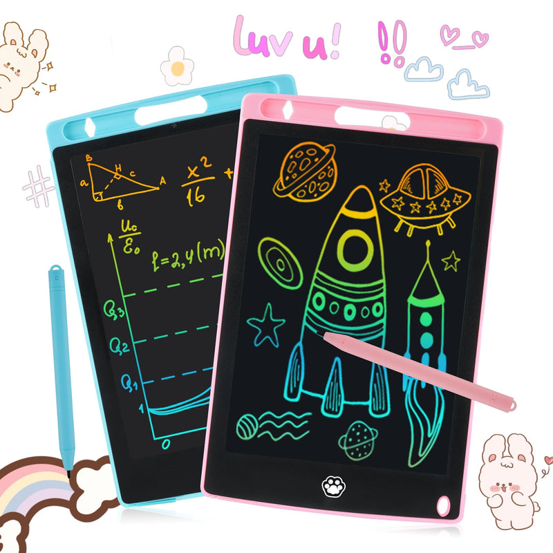 2 Pack LCD Writing Tablet, Electronic Drawing Writing Board, Erasable Drawing Doodle Board, Doodle Pad Toys for Kids Adults Learning & Education,