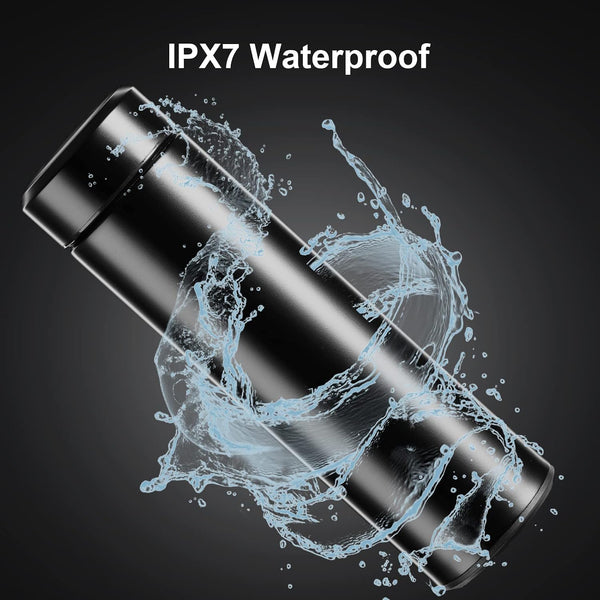 PARACITY Insulated Water Bottle, 15 oz Stainless Steel Water Bottle, Black