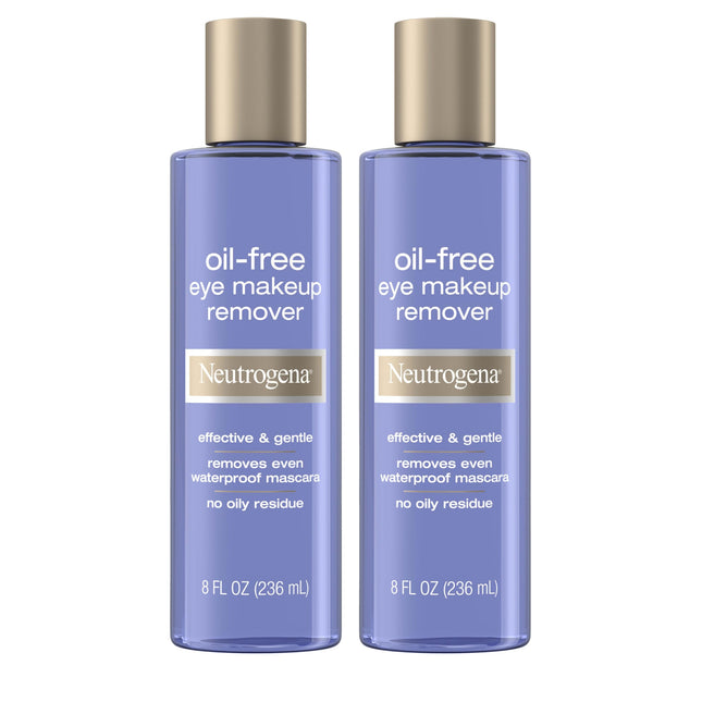Neutrogena Oil-Free Eye Makeup Remover & Cleanser, Gentle & Non-Greasy Makeup Re