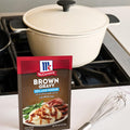 Mccormick 30% Less Sodium Brown Gravy Mix, 0.87 Oz (Pack of 12)