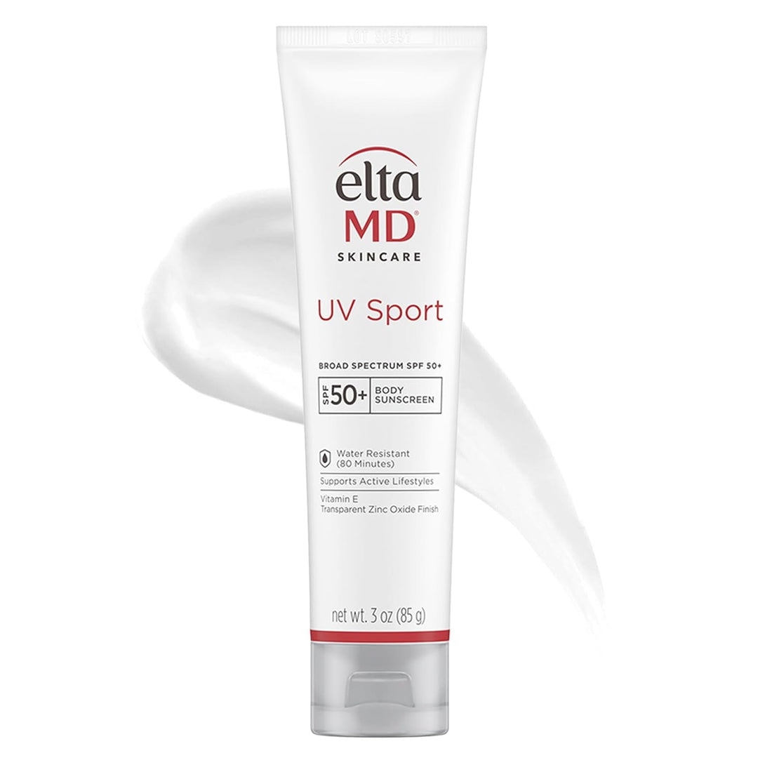 Eltamd UV Sport Sunscreen Lotion, SPF 50 Body Sunscreen, Water and Sweat Resistant, Oil-Free, Zinc Oxide Formula