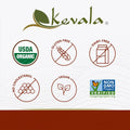 Kevala Organic Black Tahini - 32 oz, 2 lb, Double Size Black Sesame Paste | Gluten Free, For Cooking and Baking at Home, With Calcium and Dietary