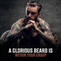 Viking Revolution Sandalwood Beard Balm for Men (2Oz) and Sandalwood Beard Oil (1 Fl Oz) Bundle - with Argan and Jojoba Oils - Soften and