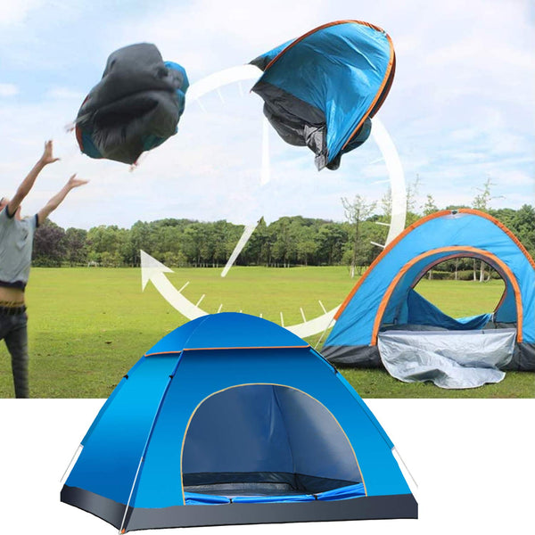 2 Person Instant Pop Up Lightweight Camping Tent, Outdoor Easy Set Up Automatic Family Travel Tent,Portable Backpacking Ultralight Waterproof
