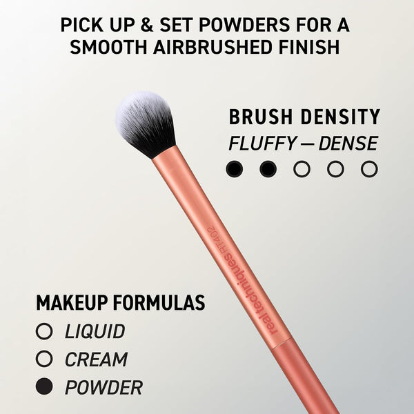 Real Techniques Face Base 4 Piece Makeup Brush Set for Foundation Face Base Kit, 4 Piece Set 4 Count (Pack of 1)