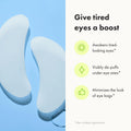 HERO COSMETICS Mighty Patch for Tired Eyes Patches, 6 Count | 3 Pairs, Soothing Hydrogel Patches, Helps Awaken and Visibly De-puff Undereyes 6