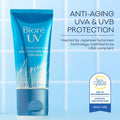 Biore UV Aqua Rich Moisturizer SPF 50 Facial Sunscreen, 1.7 fl oz | Oil-Free Daily Face Sunscreen, Hyaluronic Acid, Lightweight, Non-Comedogenic,