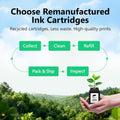 COLORETTO Remanufactured Printer Ink Cartridge Replacement for HP 63XL to use with Envy 4520 4516 Officejet 5255 5258 DeskJet 1112 3632 3639 1112