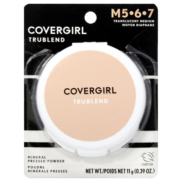 Covergirl Trublend Pressed Powder, 004 Translucent Medium , 0.39 Ounce (Pack of 1) TRANSLUCENT MEDIUM 0.39 Ounce (Pack of 1)