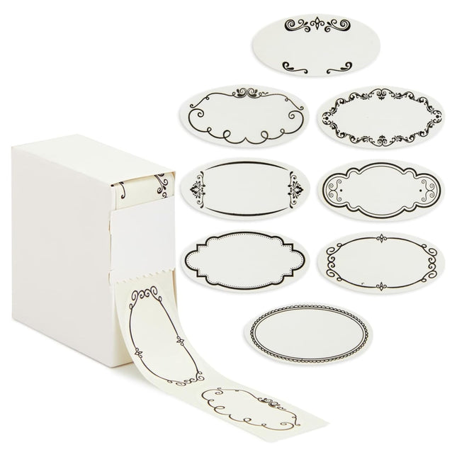 Juvale 300 Piece Dissolvable Labels for Food Storage Containers and Mason Jars, 