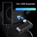 VIENON 4-Port USB 3.0 Hub [90ÃÂ°/180ÃÂ° Degree Rotatable], USB Splitter with 3 USB-A Ports & 1 USB C Power/Data Port, USB Extender for Laptop, Car,