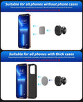2 Pack Magnetic Phone Holder for Car, [ Strong Magnet ] Magnetic Phone Holder, [ 360° Rotation ] Phone Magnet for Car, Compatible with Most