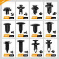 GOOACC 240PCS Bumper Retainer Clips Car Plastic Rivets Fasteners Push Retainer Kit 12 Popular Sizes Auto Push Pin Rivets Set -Door Trim Panel