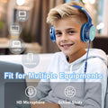 Kids Headphones with Safe 85Db/94Db Volume Limiter for Child/Teens, Foldable HD Stereo Sound Headset for Kindle Kids/Fire Tablet/Ipad/Laptop,