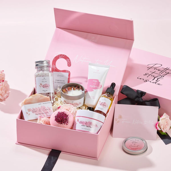 Spa Gifts for Women Mothers Day Gifts Bath Gift Baskets Relaxing Spa Self Care Gift for Mom Her Sister Wife Auntie Home Bath Care Package Thank