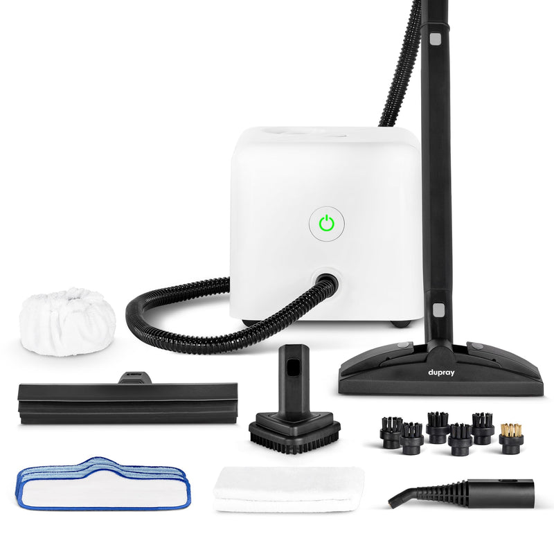 Dupray Neat Steam Cleaner for Home Essential Pack | Powerful Multipurpose Steamer | Chemical-free cleaning for floor, car, wall, grout & kitchen |