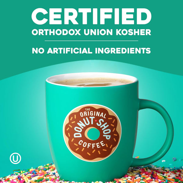 The Original Donut Shop Regular Keurig Single-Serve K-Cup Pods, Medium Roast Coffee, 72 Count Unflavored 72 Count (Pack of 1)