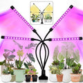 LEOTER Grow Light for Indoor Plants - Upgraded Version 80 LED Lamps with Full Spectrum & Red Blue Spectrum, 3/9/12H Timer, 10 Dimmable Level,