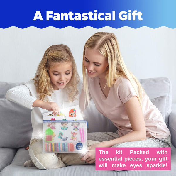 Halmolife Diamond Art Kits for Kids Boys and Girls Ages 6-8-10-12 Easy to DIY Creative Diamond Art Sticker Craft by Numbers Kits for Kids and