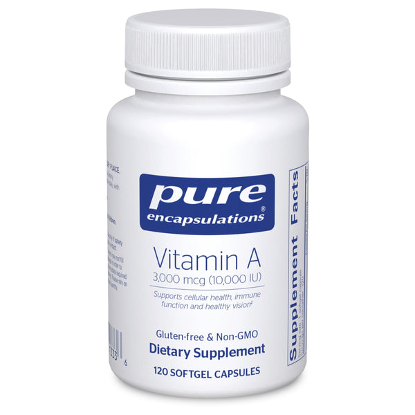 Pure Encapsulations Vitamin A, 120 Softgel Capsules