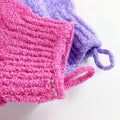 Exfoliating Shower Bath GlovesÃ£ÂÂ4 PairÃ£ÂÂ Double Side Durable Nylon Shower Gloves Body Scrub Exfoliator & Bathing Accessories for Men,Women