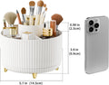 fanado 360° Rotate Makeup Brush Holder Organizer, Makeup Organizers Countertop, Makeup organization and Skincare Storage for Vanity, Desktop,