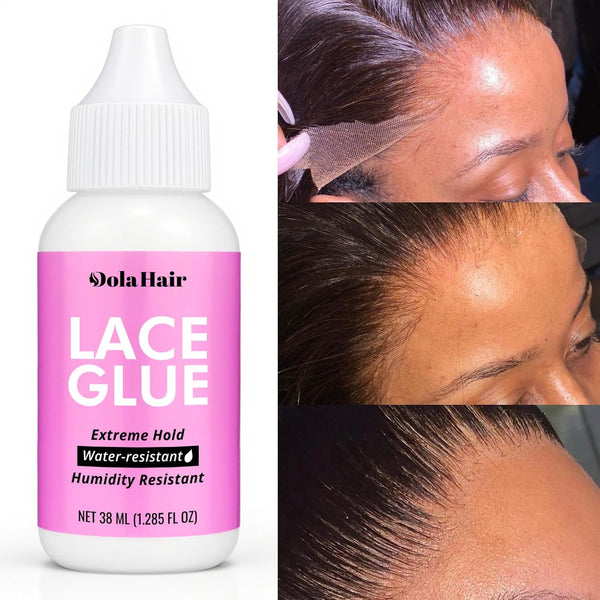 Dolahair Wig Glue Spray for Front Lace Wig Lace Melting Spray for Wigs Melting Spray Lace Bond Spray Lace Glue Kit Wig Install Kit (Melting Spray