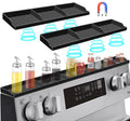 Hydream Stove Top for Silicone Shelf,30 Inch Magnetic Shelf over the Stove Spice Rack,Kitchen Shelf for above Stovetop Organizer Magnet Flat Back
