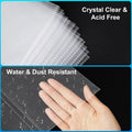 30 Pack 5x7 Photo Album Refill Pages for 3 Ring Binder,Ultra-Clear Photo Sleeves Holding 120 Pictures, Double-Sided 2 Pockets Photo Pages, Photo